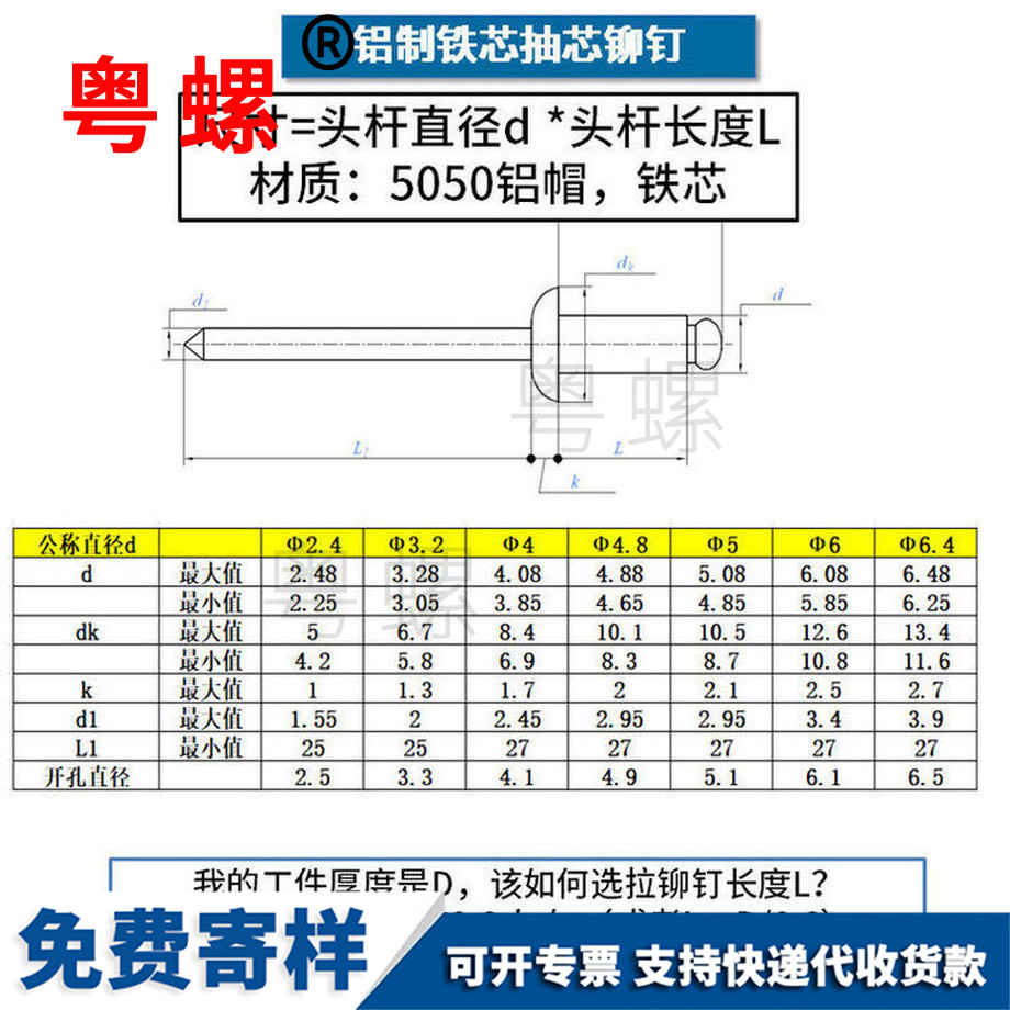 訂制紅河抽芯鉚釘