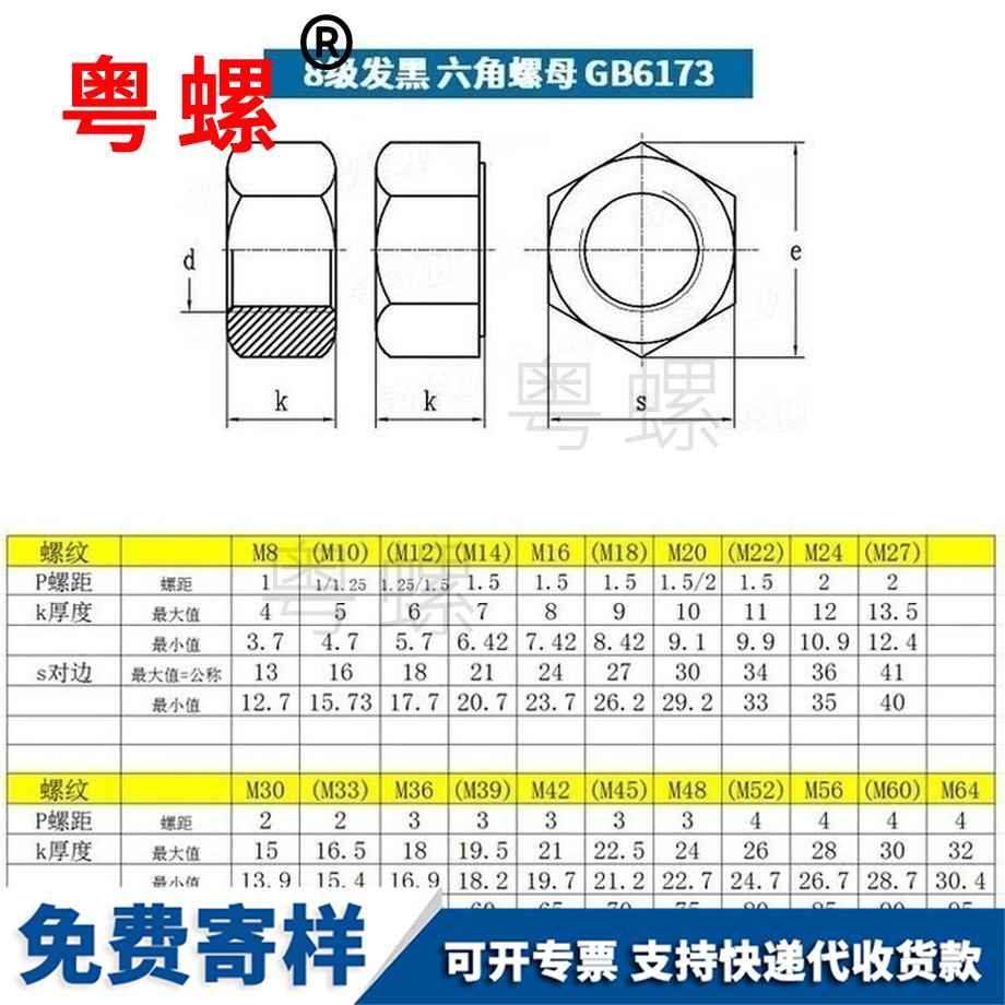 供應六角楚雄薄螺母